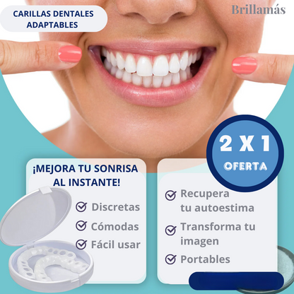 Kit 3 x 1 Carillas Dentales Adaptables | Transforma tu Sonrisa   🔥 Regalo ¡Solo hoy! 1 Carillas Gratis